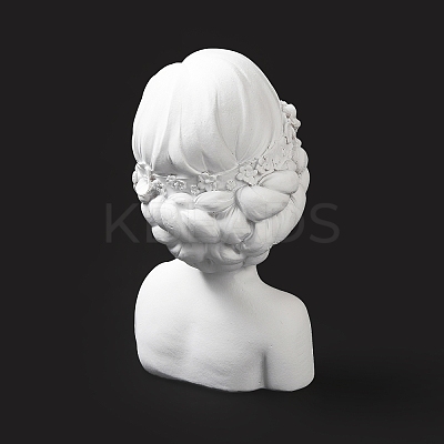 Girl Bust Resin Necklace Display Stands LS-ODIS-A012-05A-1