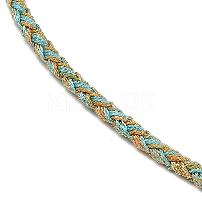 3.5MM Round Nylon Cotton Cord Necklace Making NJEW-C106-03RG-1