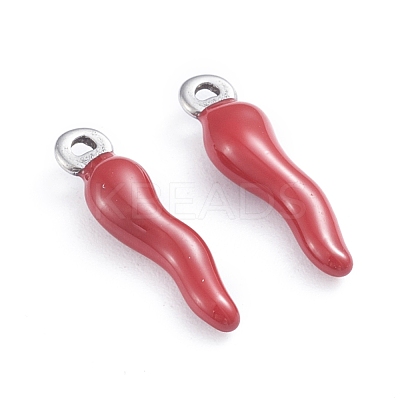 304 Stainless Steel Pendants STAS-I148-02P-11-1