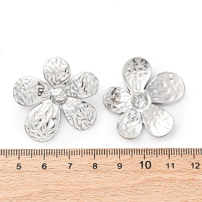 304 Stainless Steel Stud Earrings for Women LS-EJEW-K306-13P-1