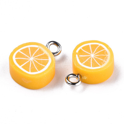 Handmade Polymer Clay Charms CLAY-T016-59A-1