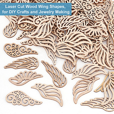 Unfinished Wood Cabochons WOOD-OC0001-38-1
