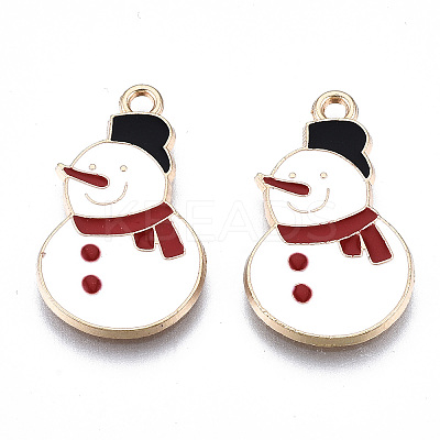 Eco-Friendly Alloy Enamel Pendants X-ENAM-Q437-069-NR-1