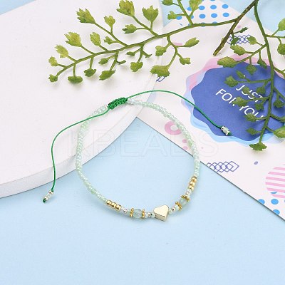 Adjustable Nylon Cord Braided Bead Bracelets BJEW-JB05688-02-1