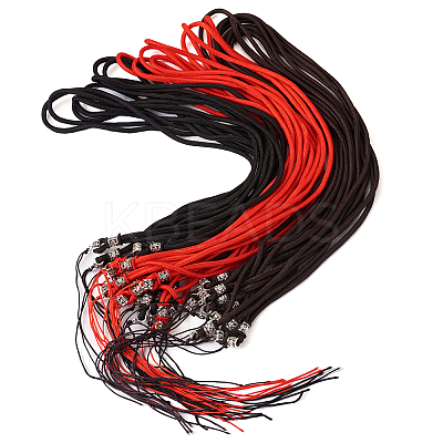 24Pcs 3 Colors Cotton Cord Braided Necklace Making FIND-TA0003-30-1