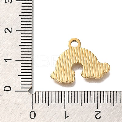 Ion Plating(IP) 304 Stainless Steel Pendants STAS-P371-019G-1