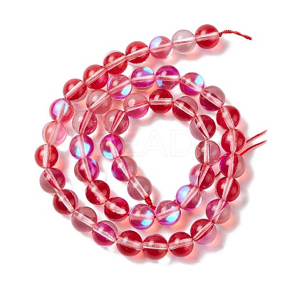 Synthetic Moonstone Beads Strands G-E573-02B-13-1