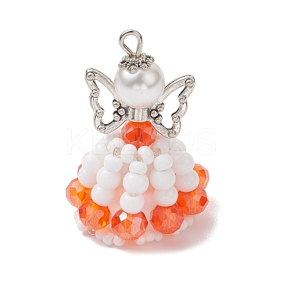 Handmade Seed Beads Pendants PALLOY-MZ00400-1