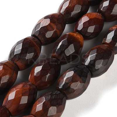 Dyed Natural Tiger Eye Beads Strands G-C135-J02-01-1