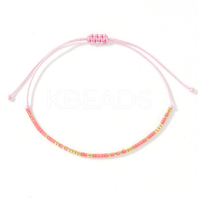 Bohemian Glass Seed Bead Braided Bead Bracelets ML0105-1-1