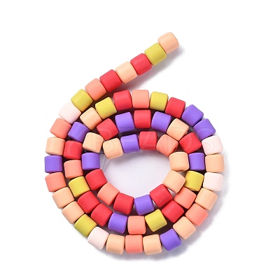 Polymer Clay Bead Strands CLAY-T001-C29-1