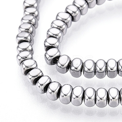 Electroplated Synthetic Non-magnetic Hematite Beads Strands X-G-T139-61A-1