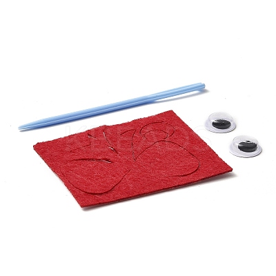 DIY Non-woven Christmas Theme Bag Kits DIY-Q031-01E-1