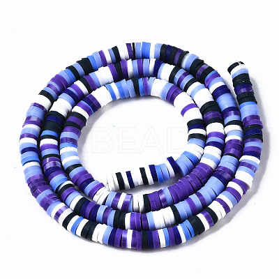Handmade Polymer Clay Beads Strands CLAY-N008-010-H48-1