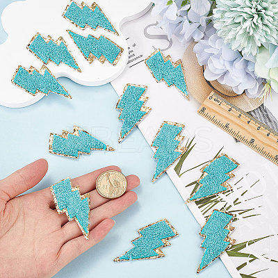 12Pcs Computerized Embroidery Cloth Self Adhesive Patches PATC-GF0001-57B-1
