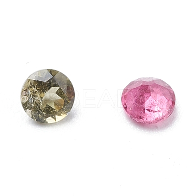 Faceted Natural Multicolor Tourmaline Cabochons G-I295-05C-02-1
