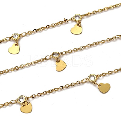 3.28 Feet Handmade Brass Cable Chains X-CHC-L039-04G-1