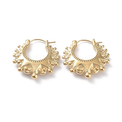 304 Stainless Steel Hoop Earrings EJEW-H115-36G-1