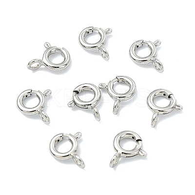 SHEGRACE Brass Spring Ring Clasps XGRPCN623-017P-1