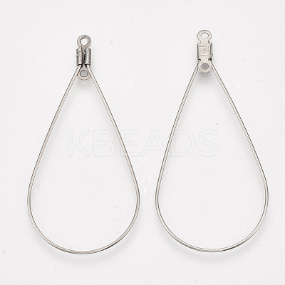 Tarnish Resistant 304 Stainless Steel Wire Pendants X-STAS-S103-08-1