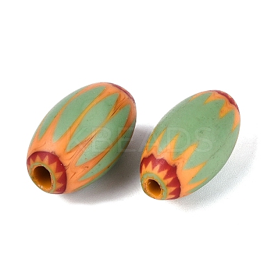Handmade Millefiori Glass Barrel Beads LS-LA-N002-15E-1