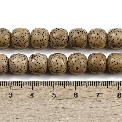 Natural Rudraksha Bodhi Seed Beads Strand WOOD-B010-A03-9x10mm-1