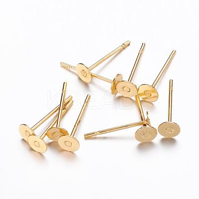Stud Earring Findings KK-C2904-G-1