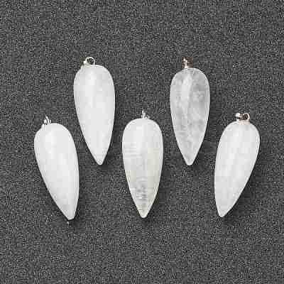 Natural Quartz Crystal Pointed Pendants G-F705-01O-P-1