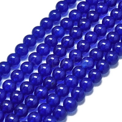 Natural Malaysia Jade Beads Strands G-L645-C01-6mm-18-1