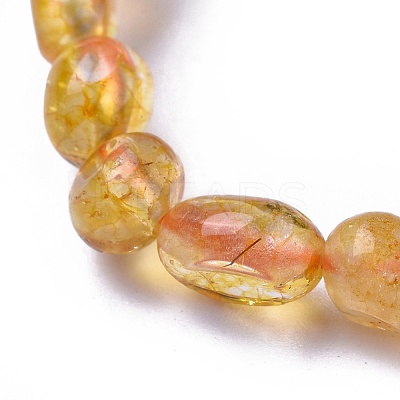 Natural Mixed Gemstone Bead Stretch Bracelets BJEW-K213-M05-1