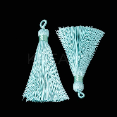 Polyester Tassel Big Pendants Decoration AJEW-S059-15-1