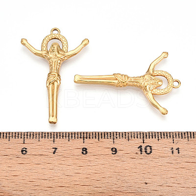 304 Stainless Steel Pendants STAS-N109-38G-1