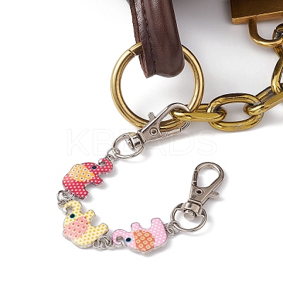 Elephant Purse Extension Chains AJEW-BA00127-1