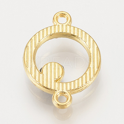 Alloy Rhinestone Links connectors ALRI-S170-23G-1