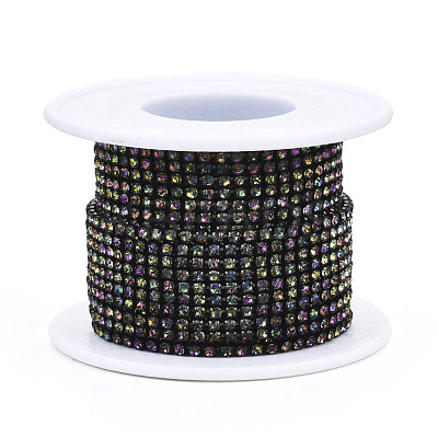Electrophoresis Iron Rhinestone Strass Chains CHC-Q009-SS6.5-B10-1