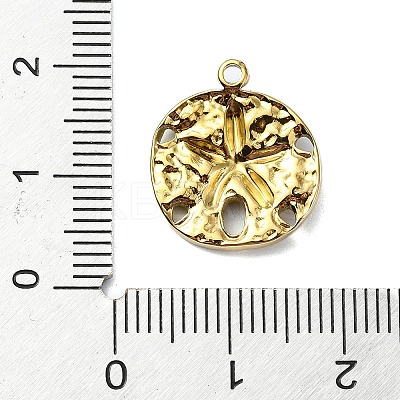 Ion Plating(IP) 304 Stainless Steel Pendants STAS-B058-02G-06-1