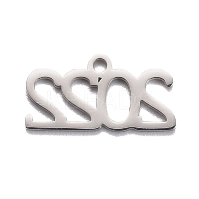 Non-Tarnish 304 Stainless Steel Pendants STAS-C032-12P-1