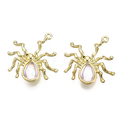 Halloween Rack Plating Alloy Pendants PALLOY-F286-06G-1