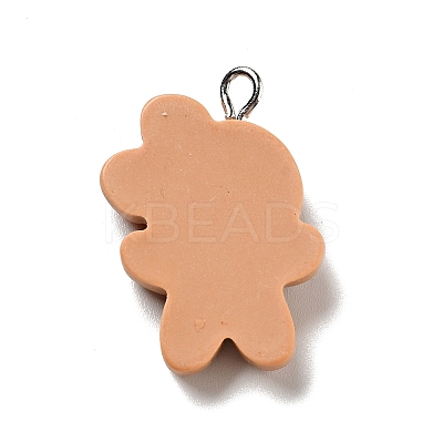 Christmas Opaque Resin Pendants RESI-G043-B09-1