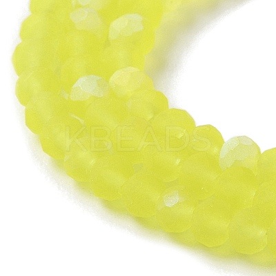 Imitation Jade Glass Beads Strands EGLA-YW0003-19A-25-1