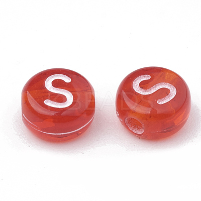 Transparent Acrylic Beads TACR-N002-04-1