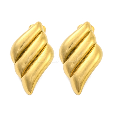 Ion Plating(IP) 304 Stainless Steel Earring EJEW-H013-06G-1