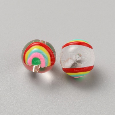 Transparent Glass Beads GGLA-WH0035-05L-1
