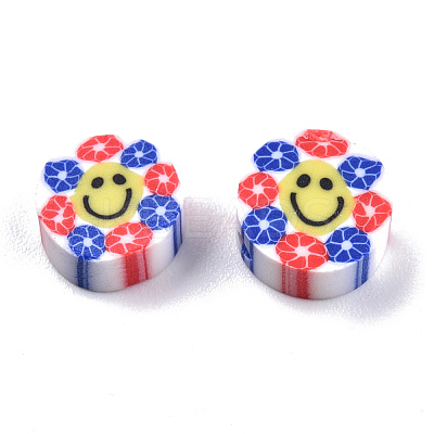 Handmade Polymer Clay Beads CLAY-T019-14H-1