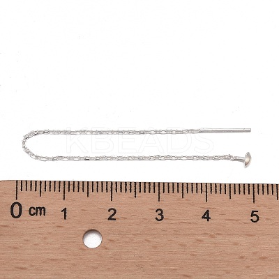 925 Sterling Silver Ear Stud Findings X-STER-I014-03S-1