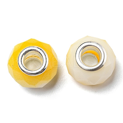 Glass European Beads GPDL-I001-01B-1