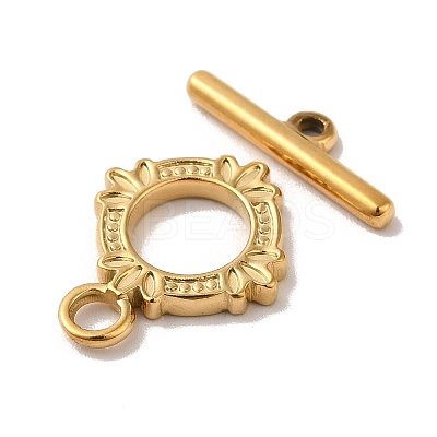 Ion Plating(IP) 304 Stainless Steel Toggle Clasps STAS-H212-17G-1