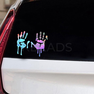 Car Decals- 1 Pcs Hand Car Hood Sticker ST-F711-1-1
