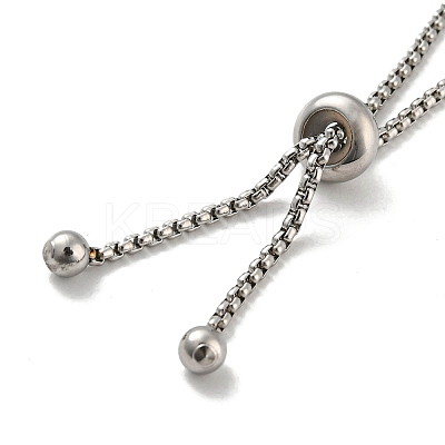 Non-Tarnish 304 Stainless Steel Round Cabochon Setting Bracelets LS-DIY-Z026-01C-1