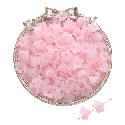 100Pcs Acrylic Bead Caps PW-WGC6A11-03-1